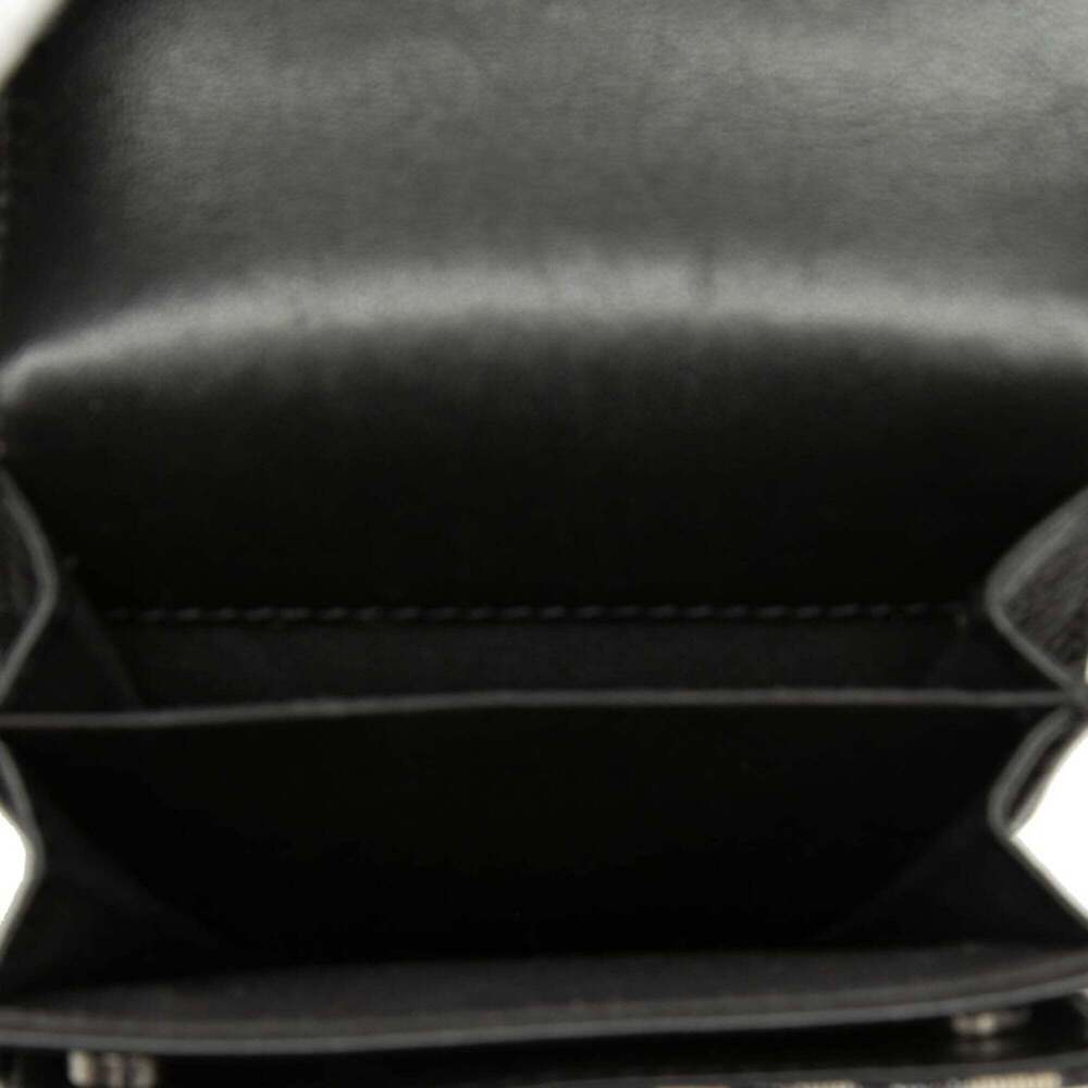CHRISTIAN DIOR Black Leather Pochette Shoulder Bag - Picture 4 of 6